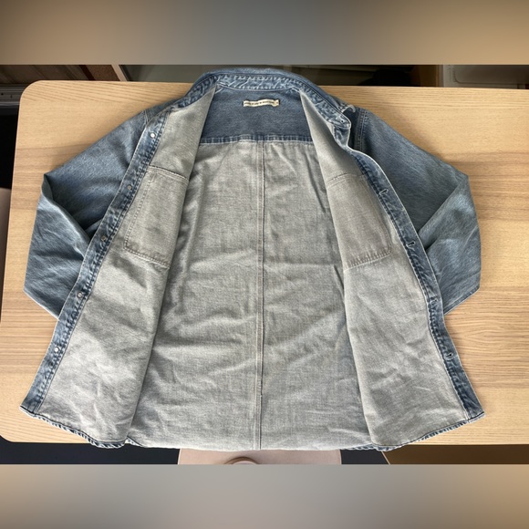 SHADES OF GREY By Micah Cohen Denim Long Sleeve Button Up - Picture 5 of 9